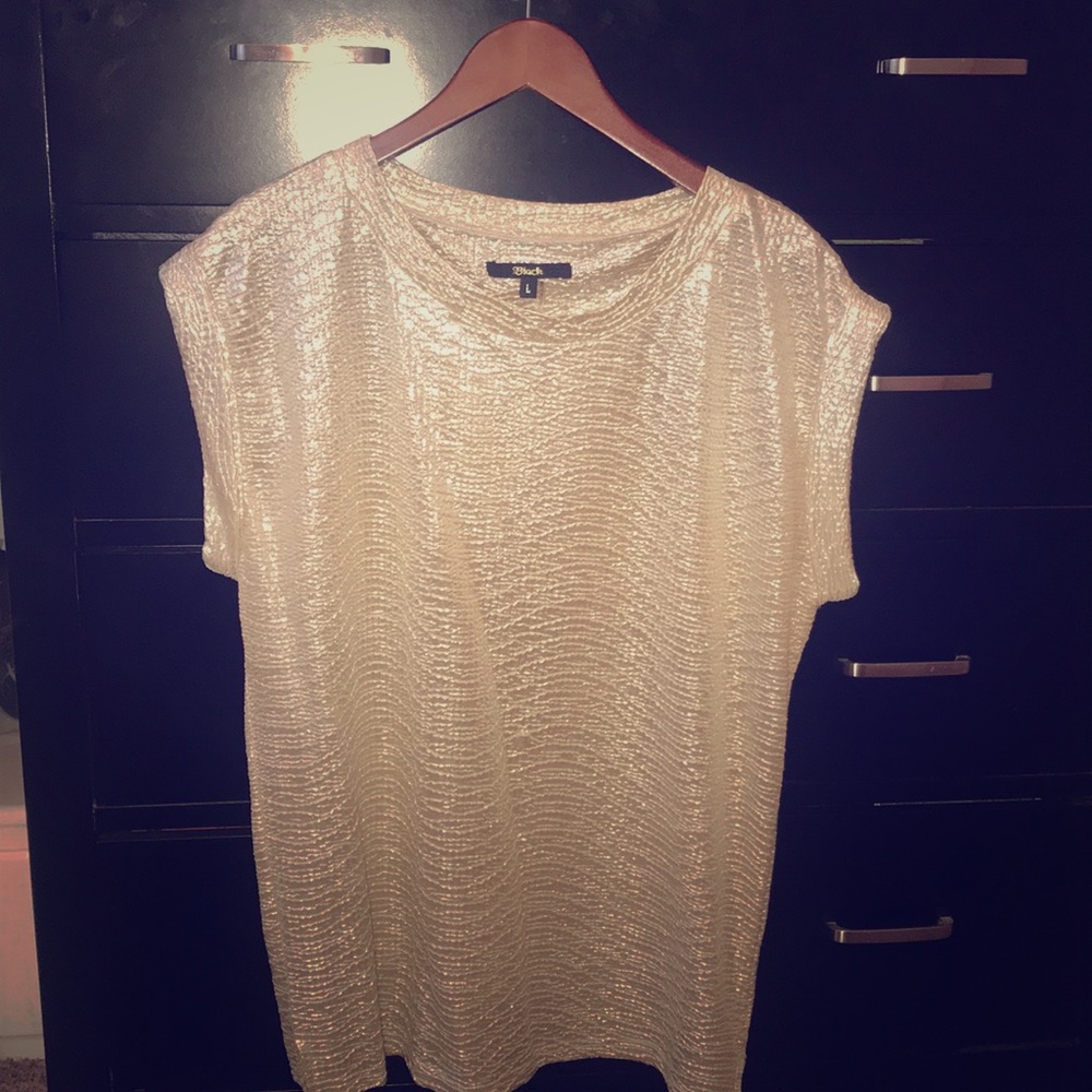 Dress top with a shimmer look